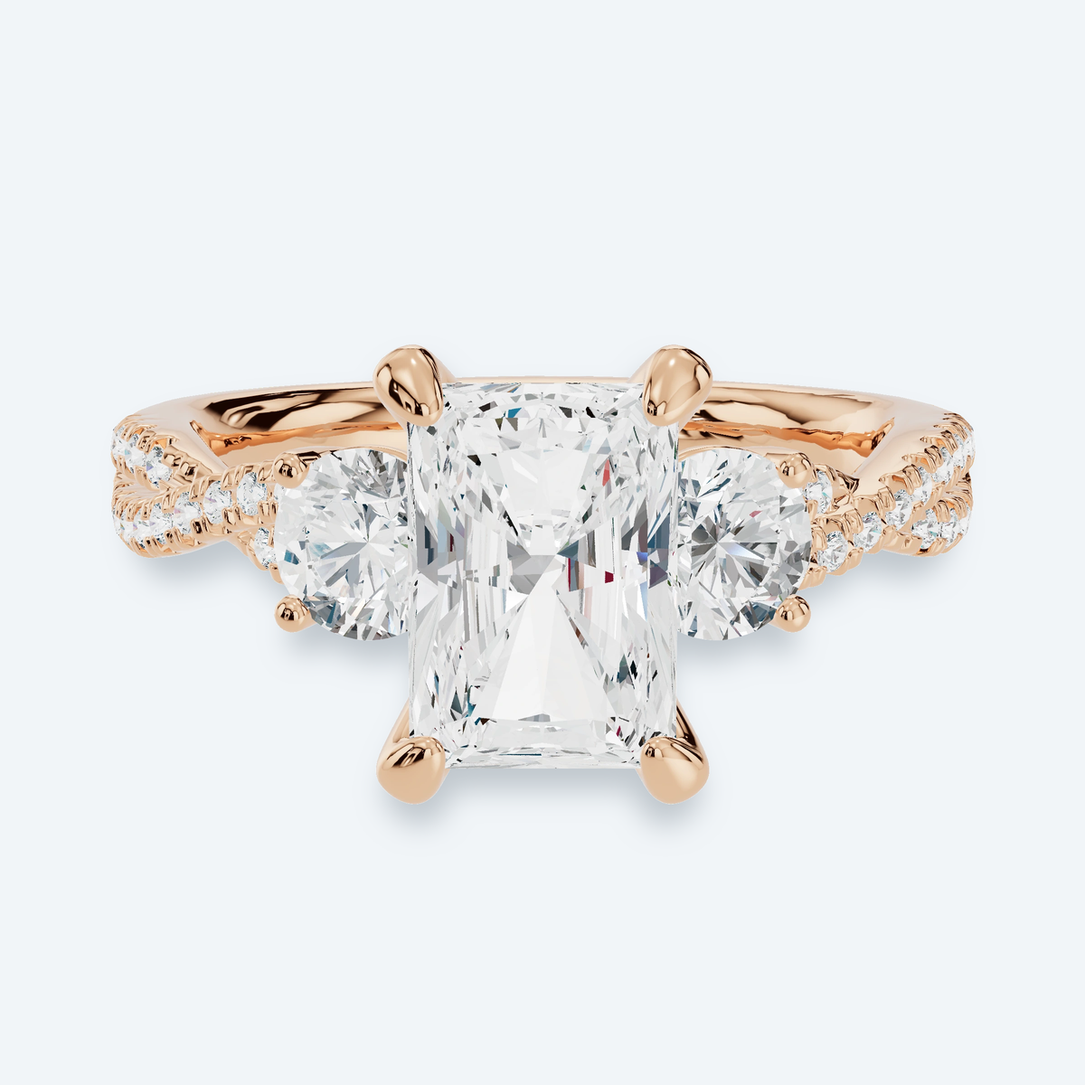 Radiant Cut Meredith Engagement Ring