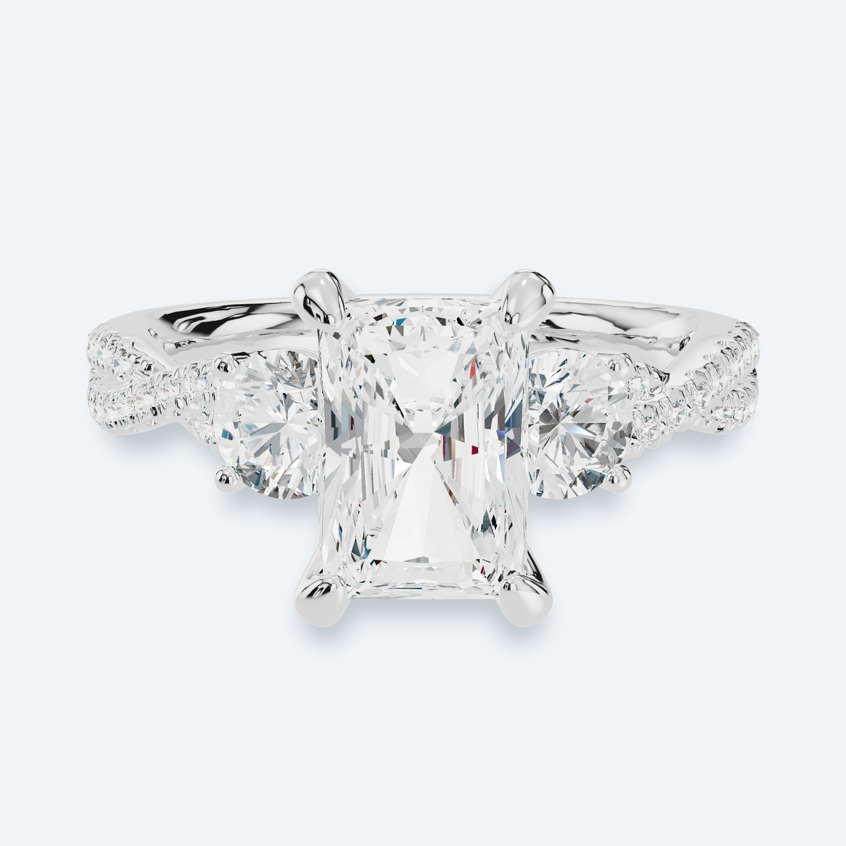 Radiant Cut Meredith Engagement Ring