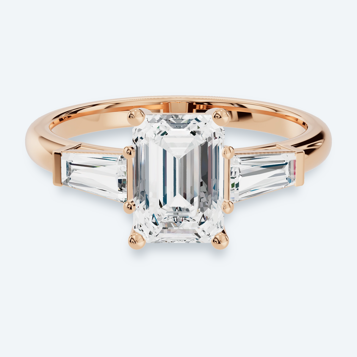 Trichord Engagement Ring