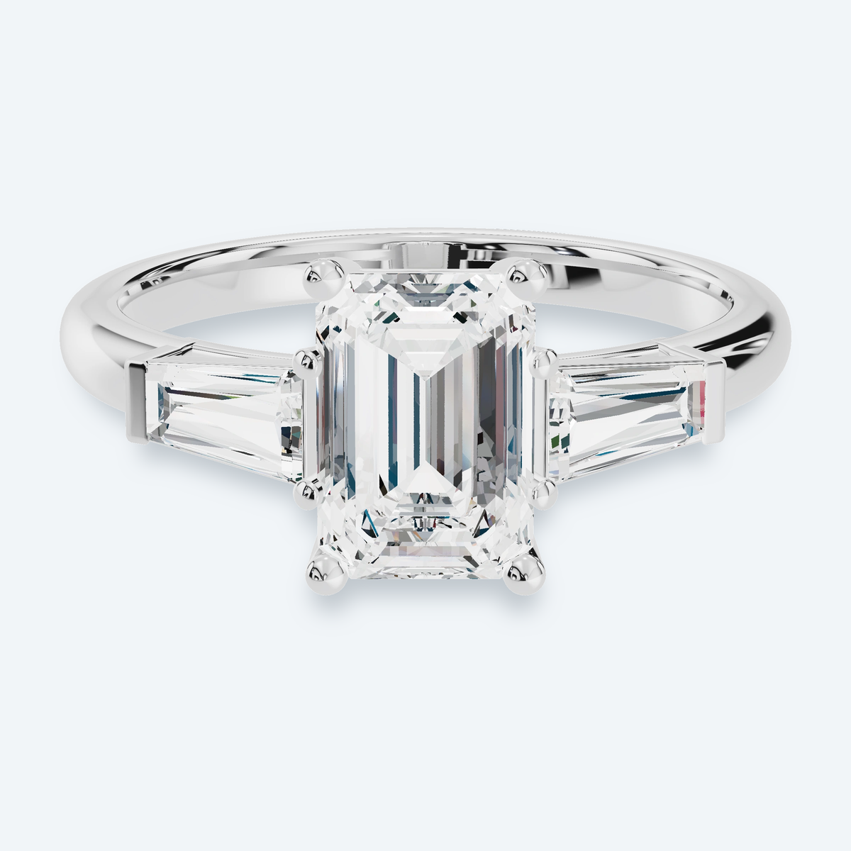 Trichord Engagement Ring
