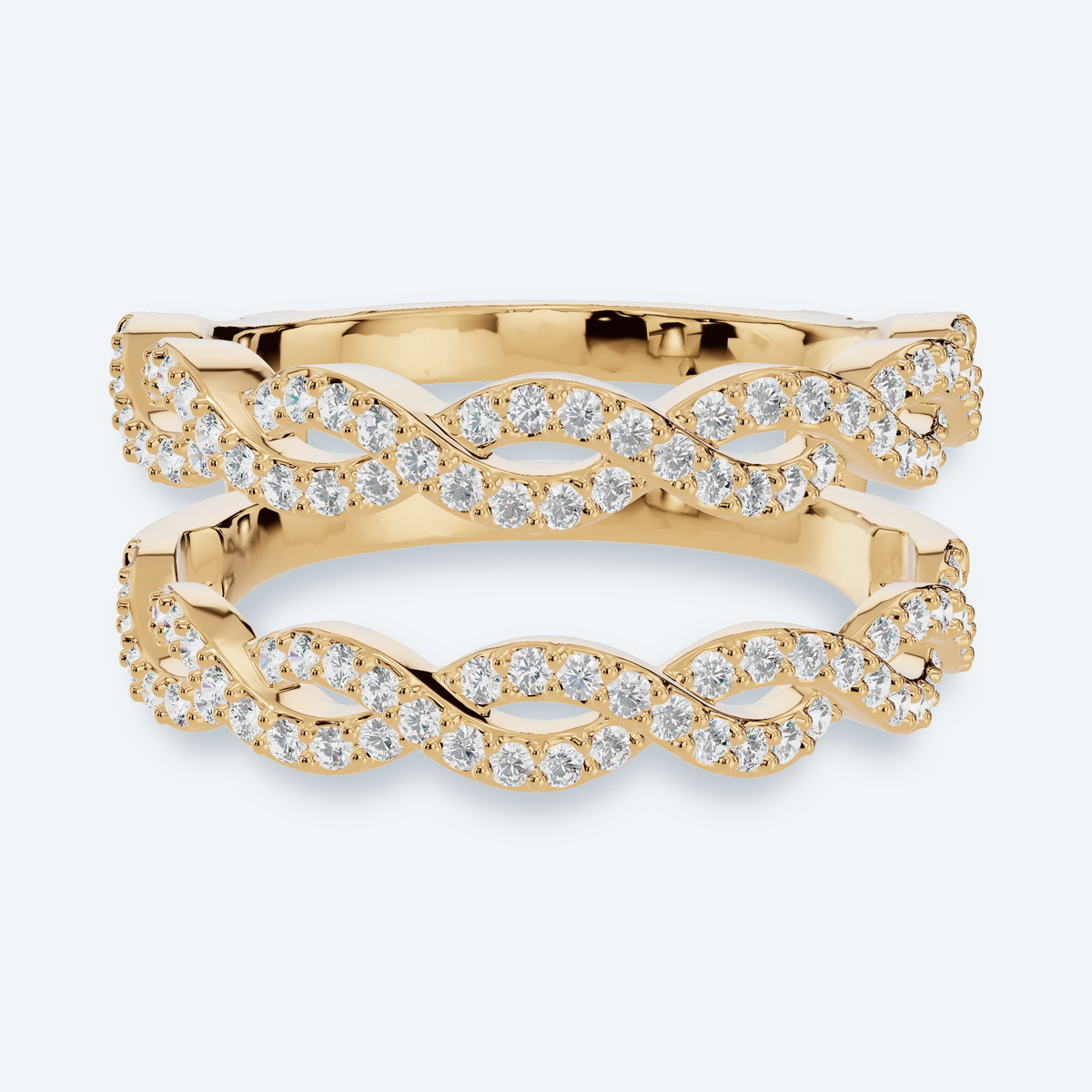 Braided Lab Diamond Ring Enhancer