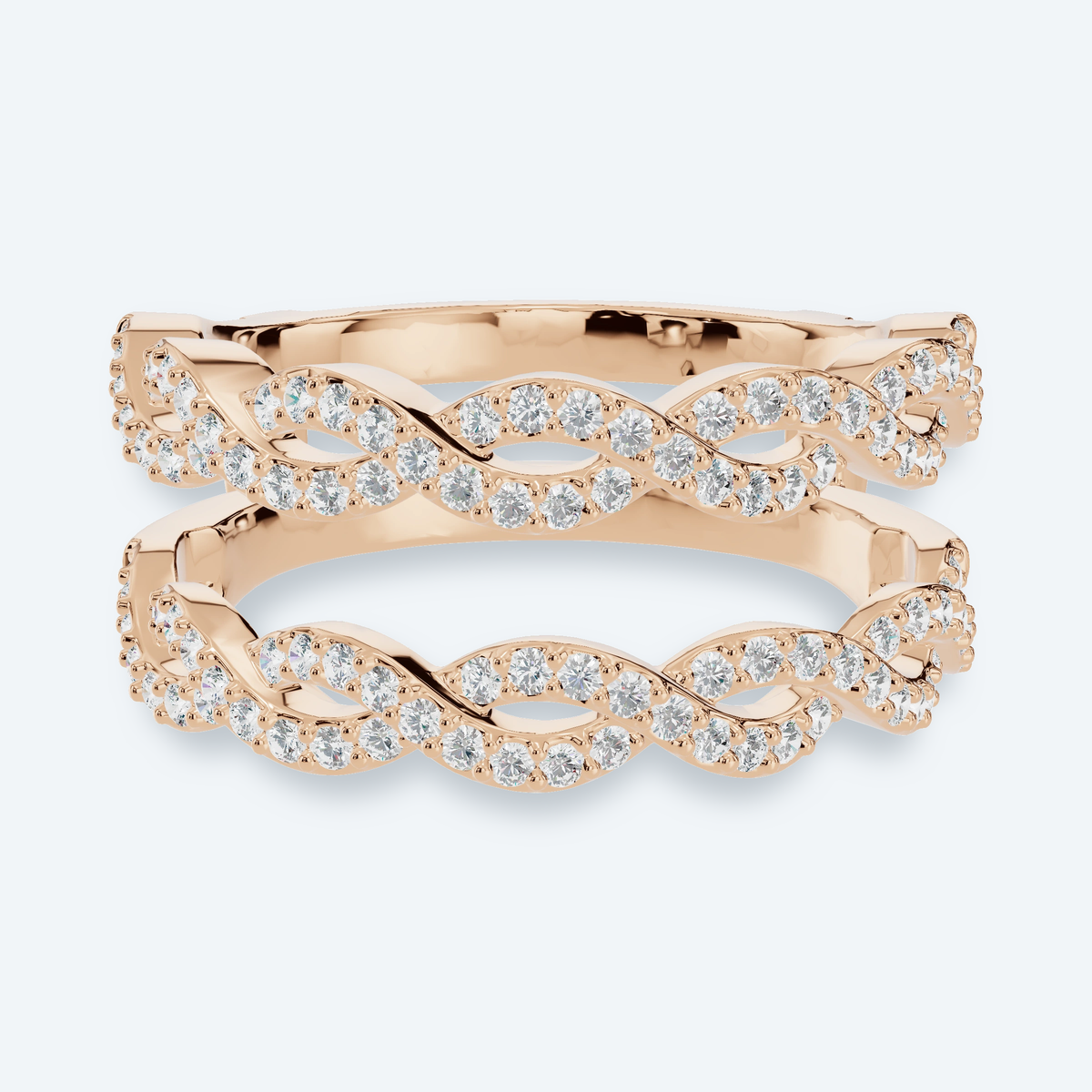 Braided Lab Diamond Ring Enhancer
