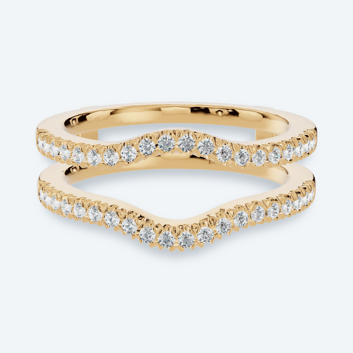Prong-Set Lab Diamond Ring Enhancer