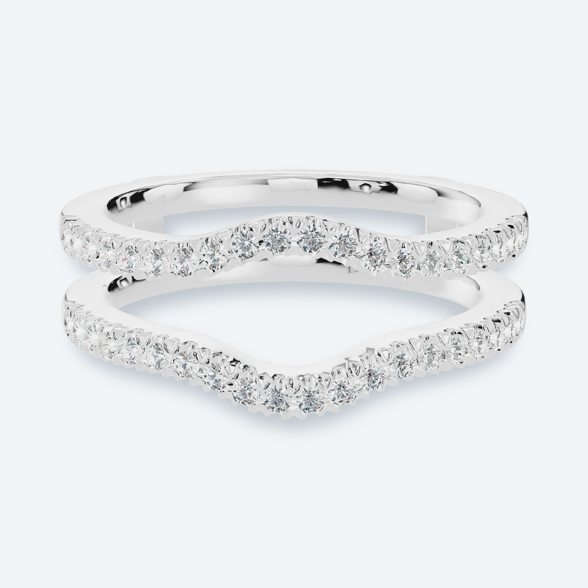 Prong-Set Lab Diamond Ring Enhancer