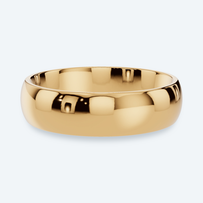 5.5mm Comfort Fit Men's Wedding Band
