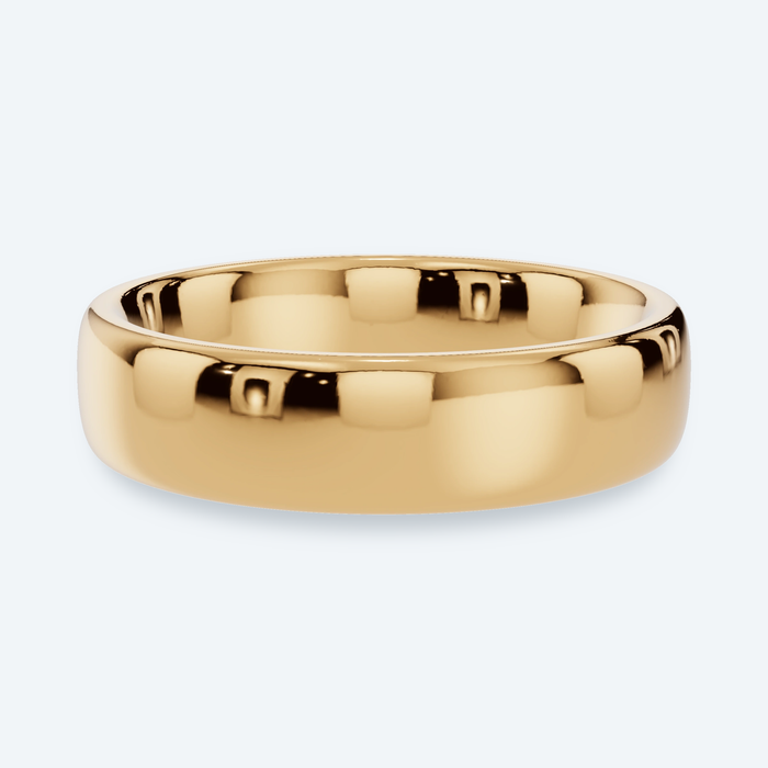 5.5mm Low Profile Men's Wedding Band