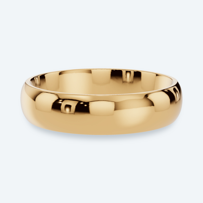 5mm Comfort Fit Men's Wedding Band