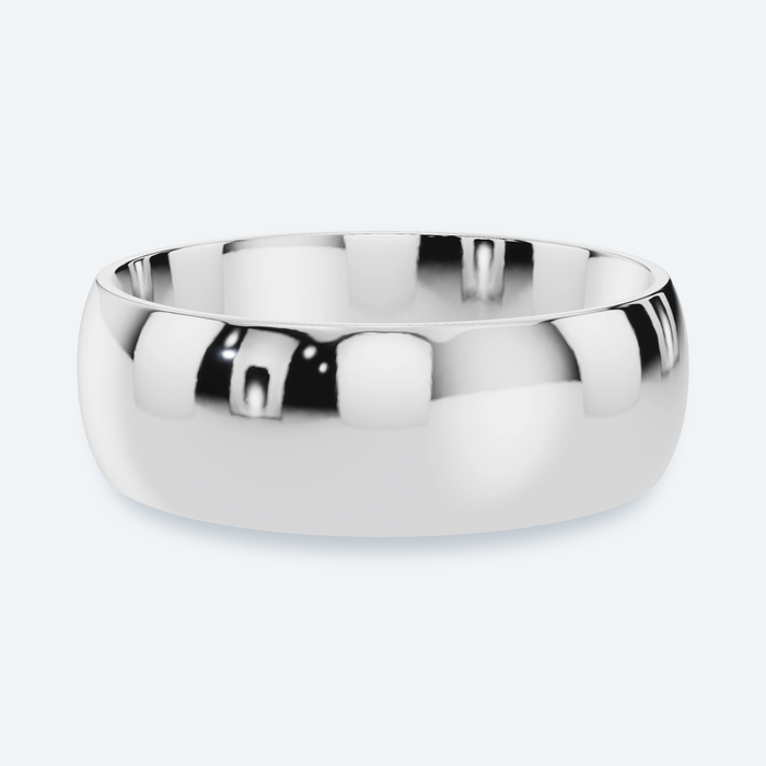 7mm Comfort Fit Men's Wedding Band