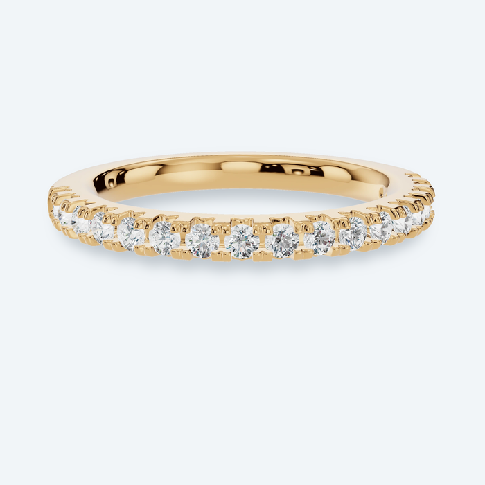 Pavé Lab Diamond Wedding Band