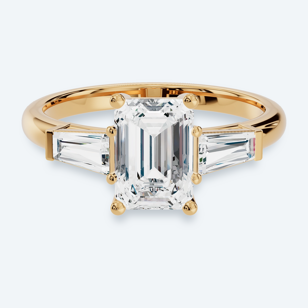 Trichord Engagement Ring