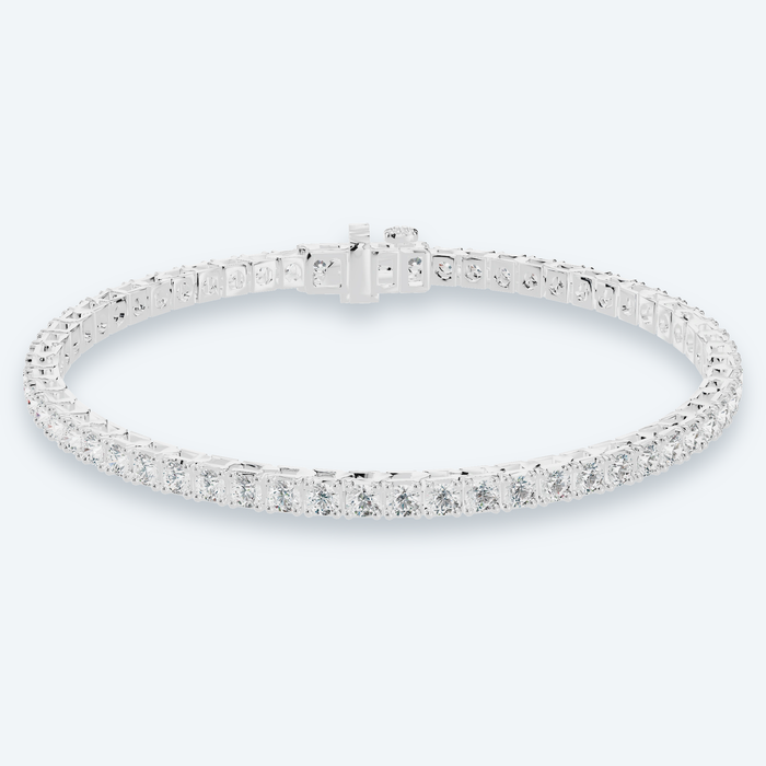 Box-Link Lab Diamond Tennis Bracelet