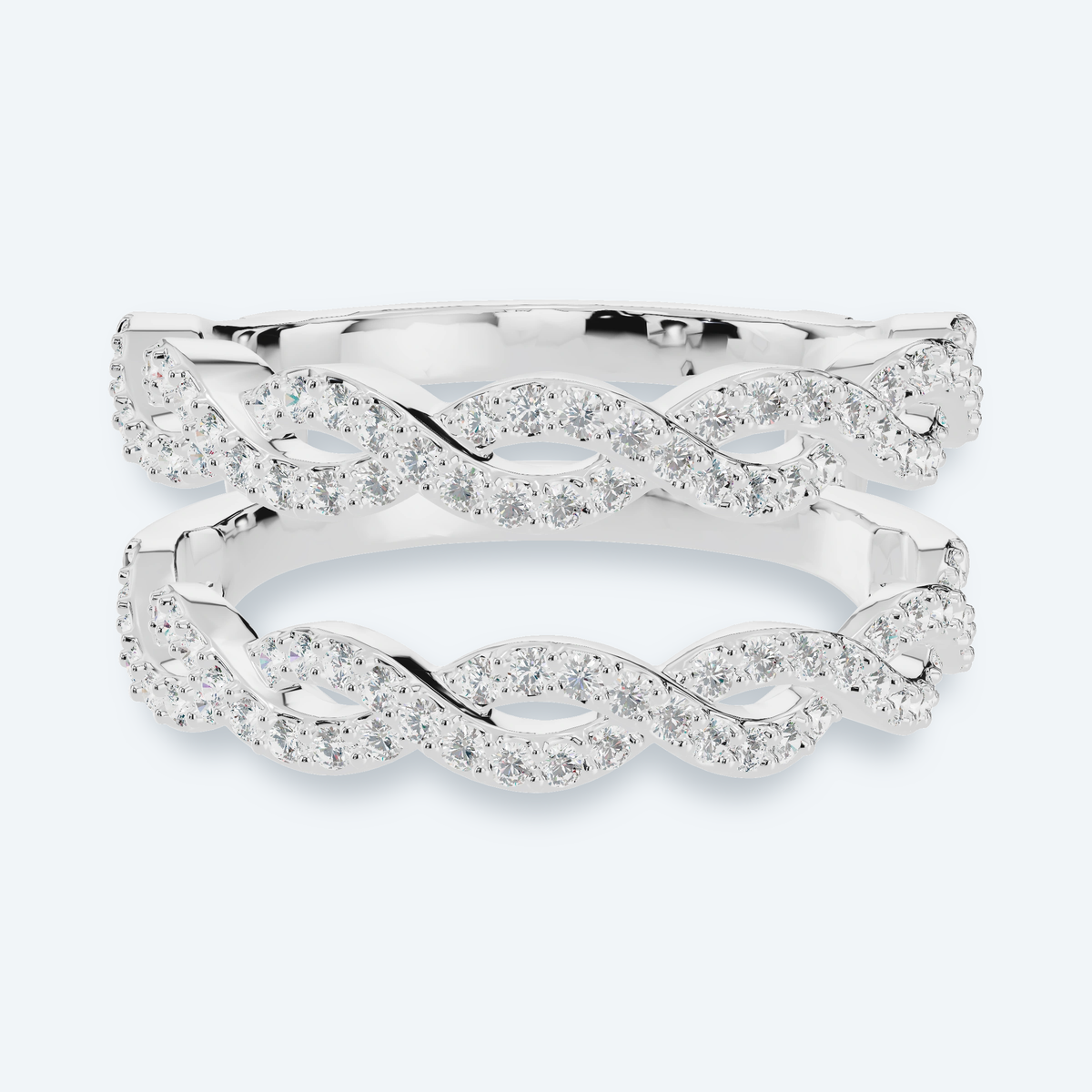 Braided Lab Diamond Ring Enhancer