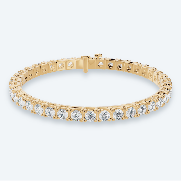 Classic Four-Prong Lab Diamond Tennis Bracelet