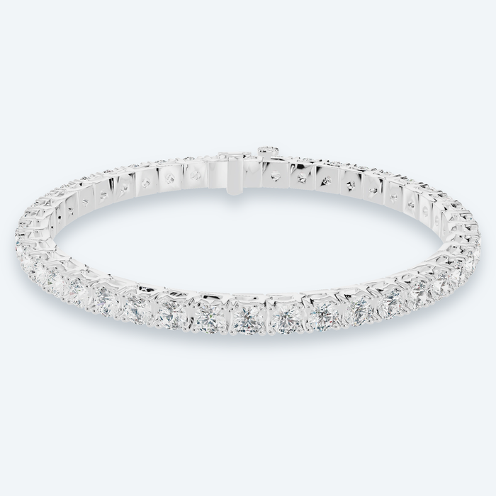 Classic Four-Prong Lab Diamond Tennis Bracelet