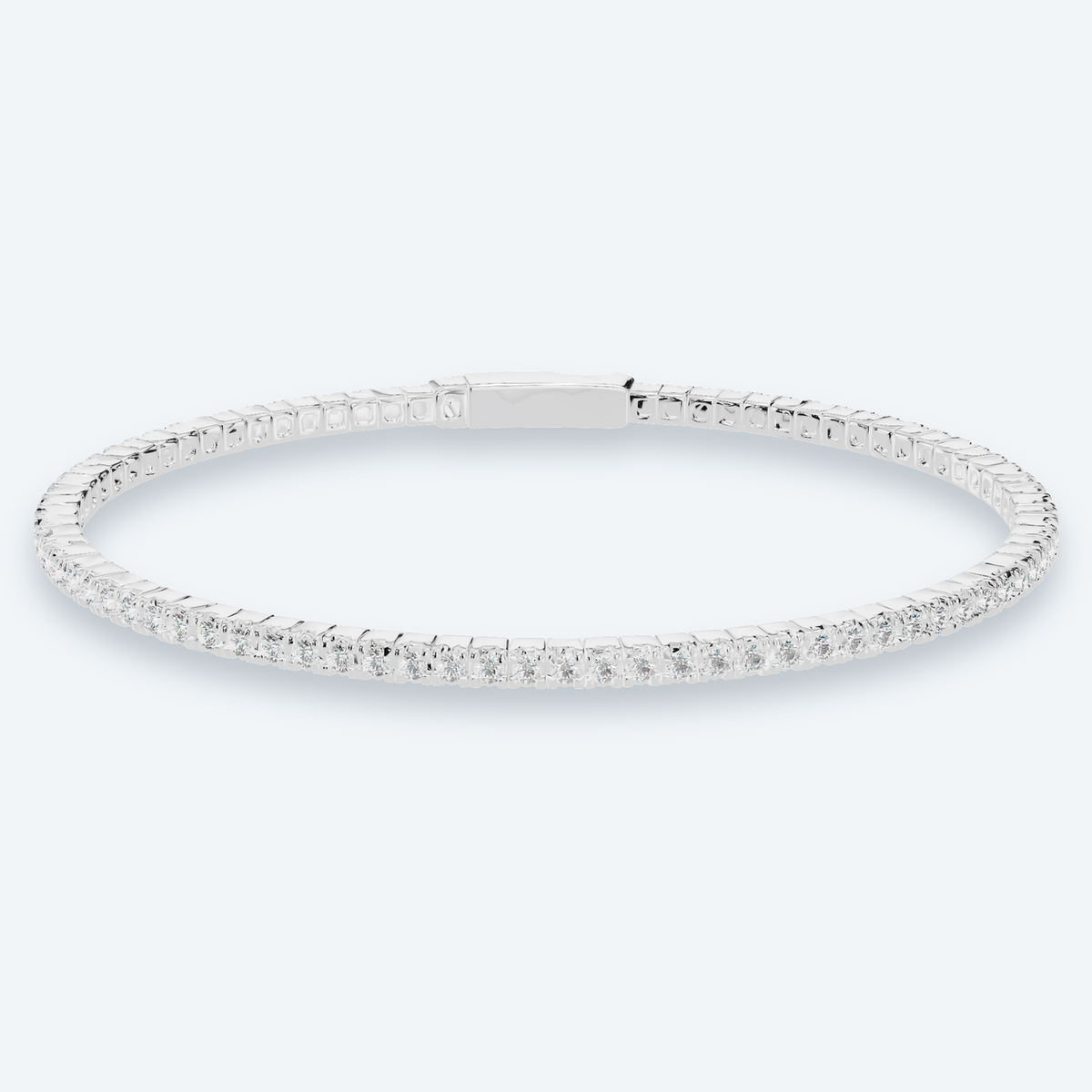 Flex Lab Diamond Bangle Bracelet