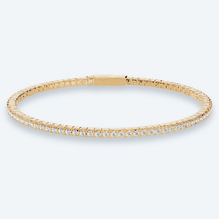Flex Lab Diamond Bangle Bracelet