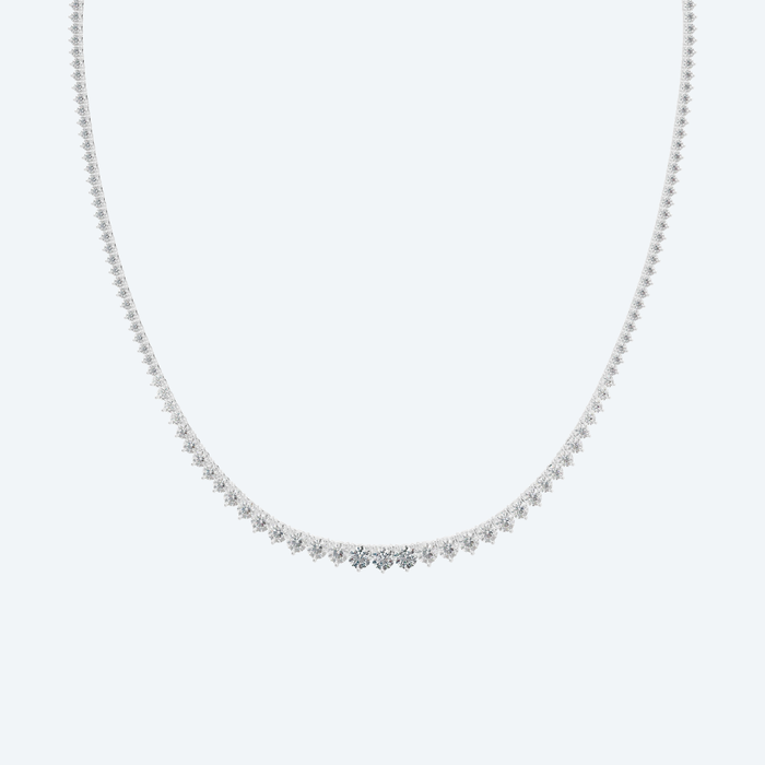 Graduated Lab Diamond Riviera Necklace