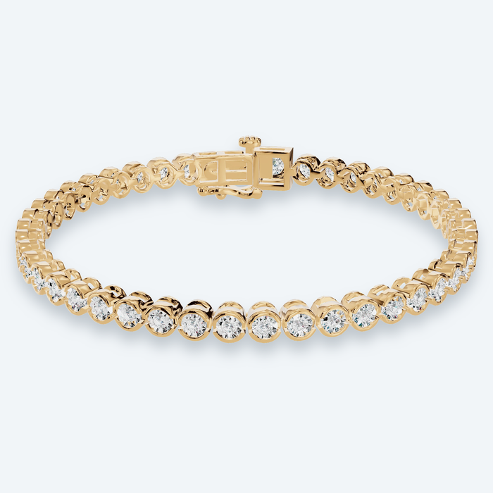 Miracle-Set Lab Diamond Tennis Bracelet