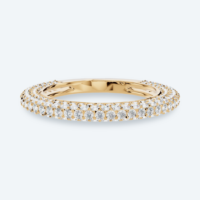 Pavé Lab Diamond Tube Ring