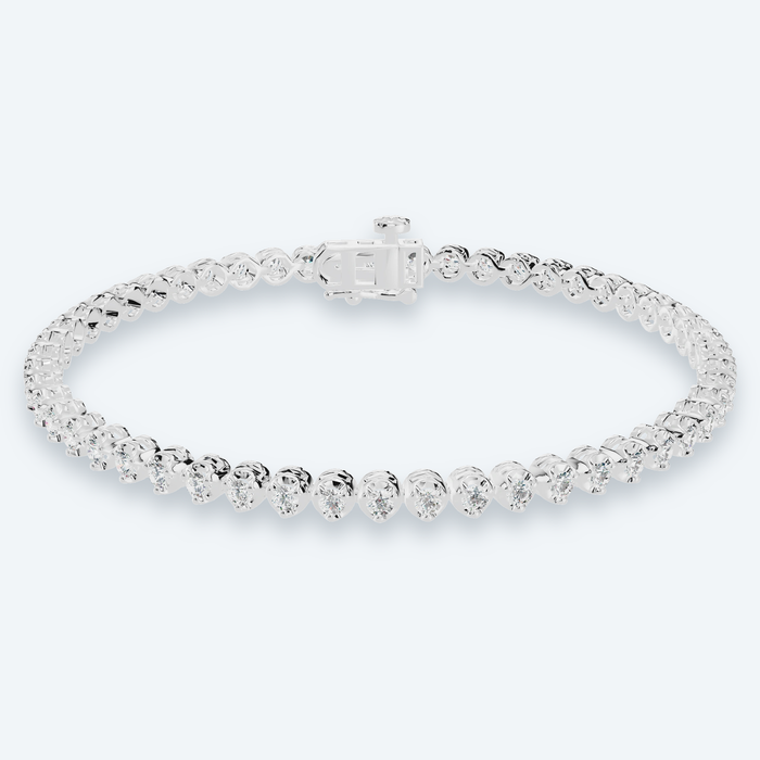 Petite Lab Diamond Tennis Bracelet