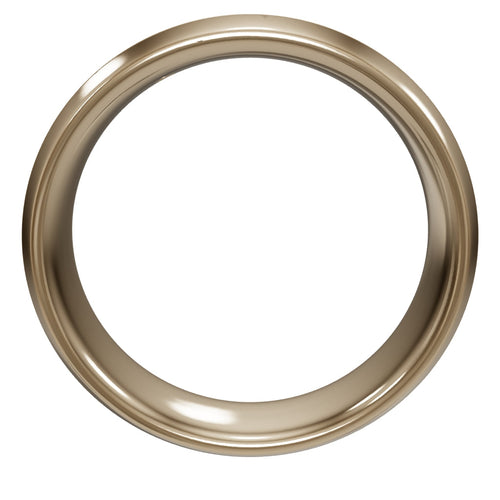 4.5mm Beveled Edge Men's Wedding Band - interactive 3D - metal:yellow