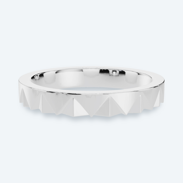 Slim Starburst 14K Gold Ring