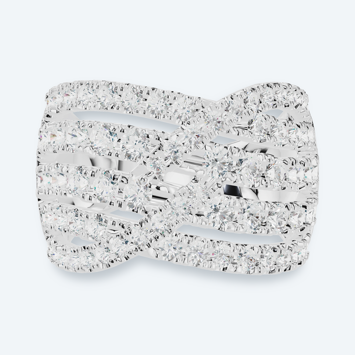 Wide Lattice Lab Diamond Crossover Band
